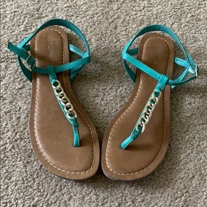 Merona Teal Sandals
